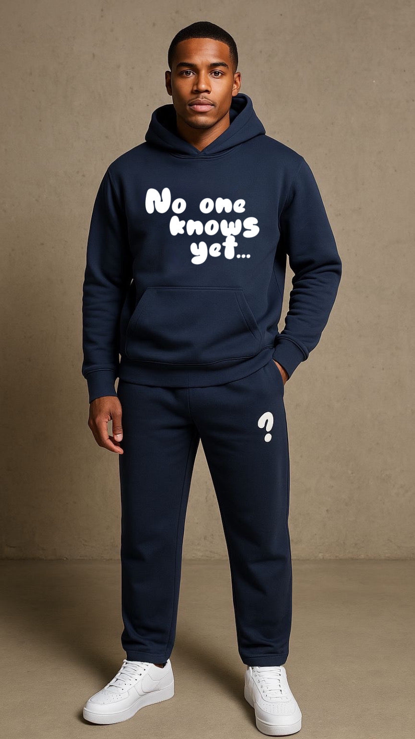 No One Knows Yet Bottoms | Blue/White