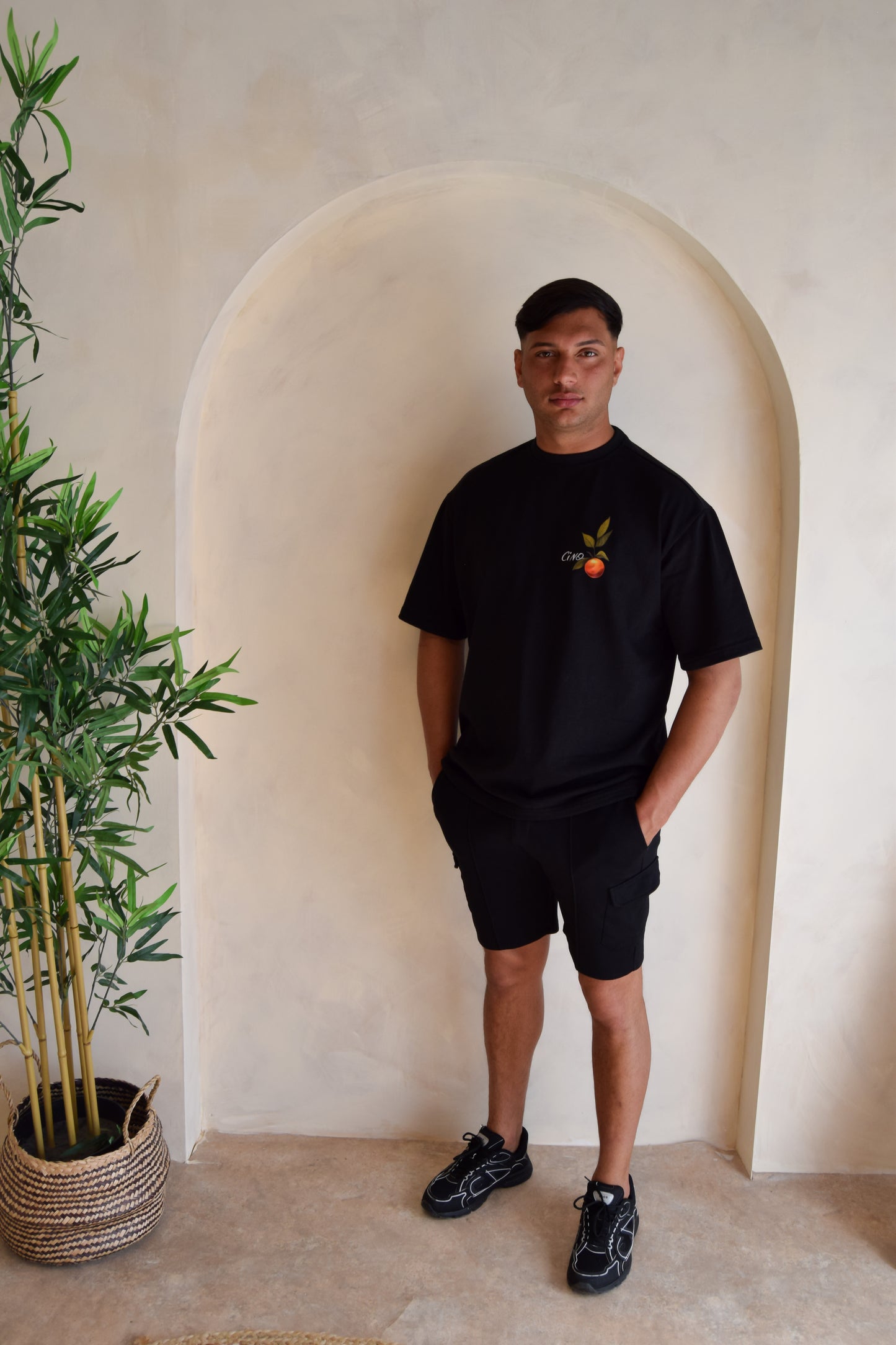 Orange T-Shirt | Black