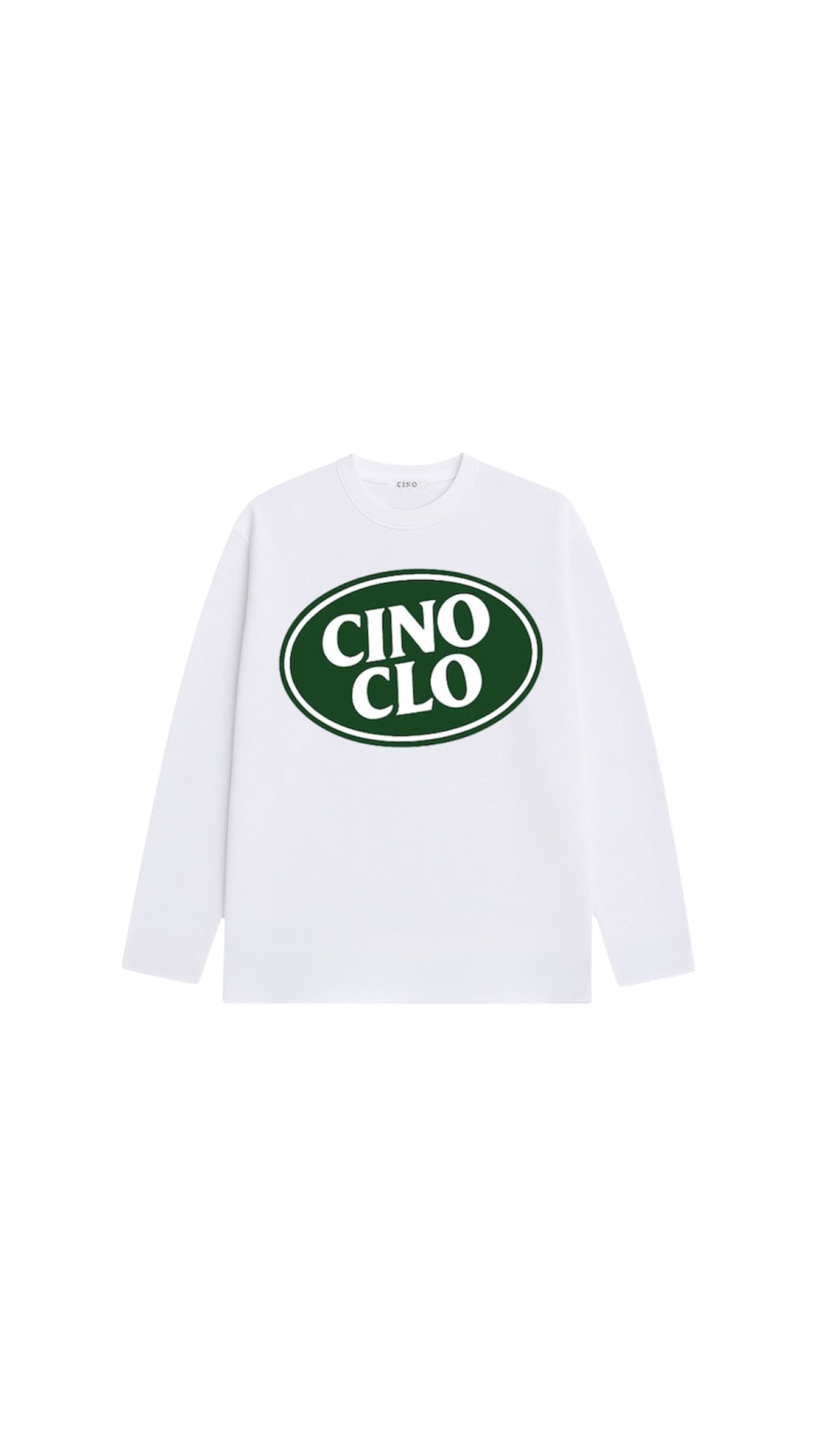 Retro Long-sleeve T-Shirt | White/Green