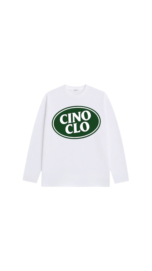 Retro Long-sleeve T-Shirt | White/Green