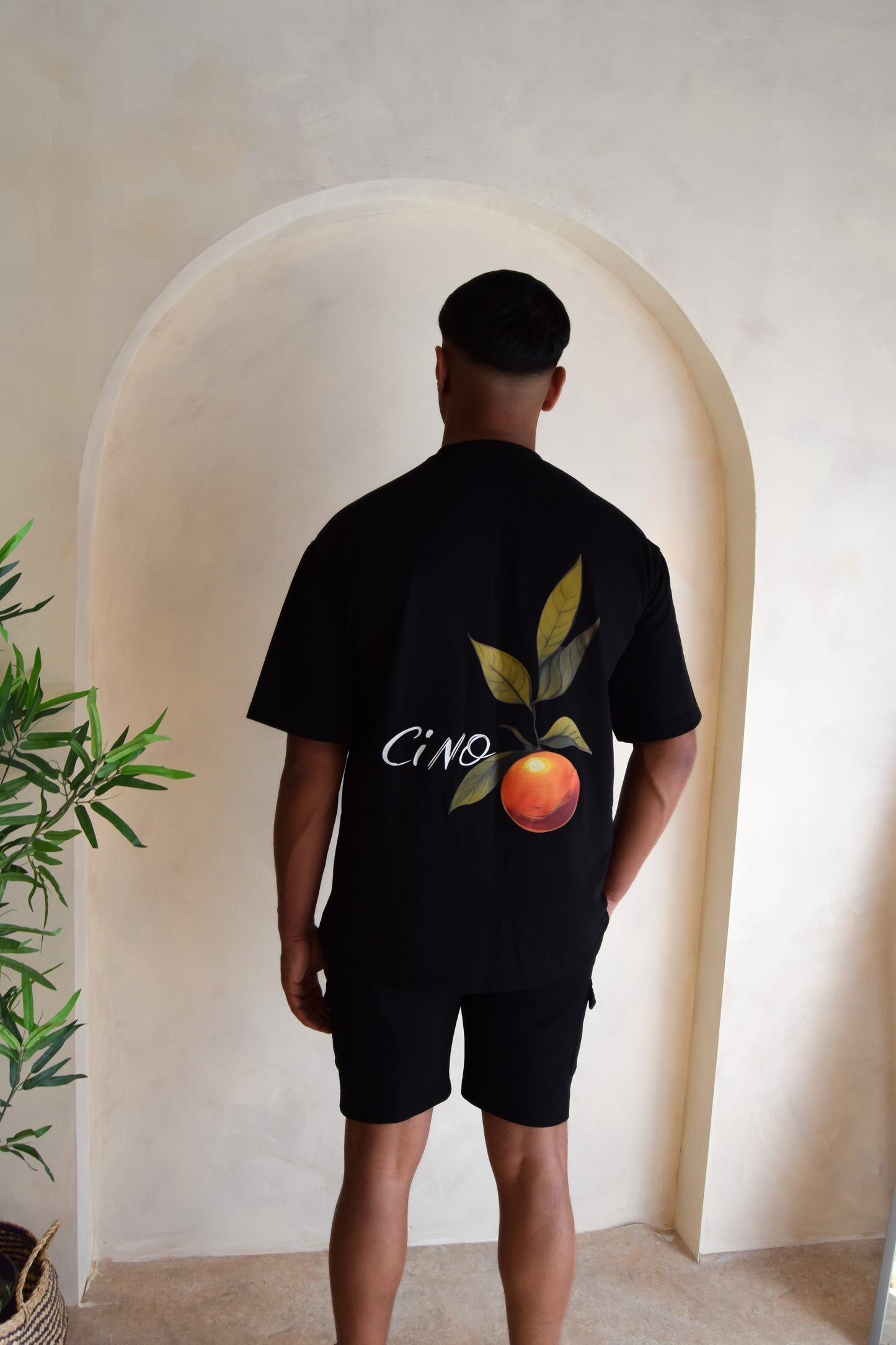 Orange T-Shirt | Black