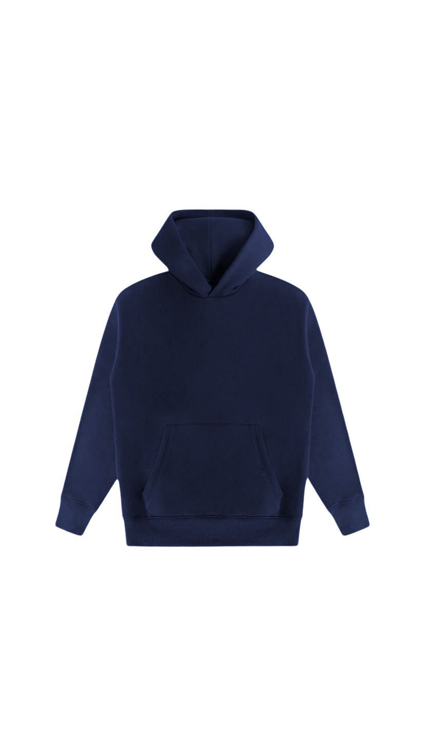 Signature Hoodie - Dark Navy/White