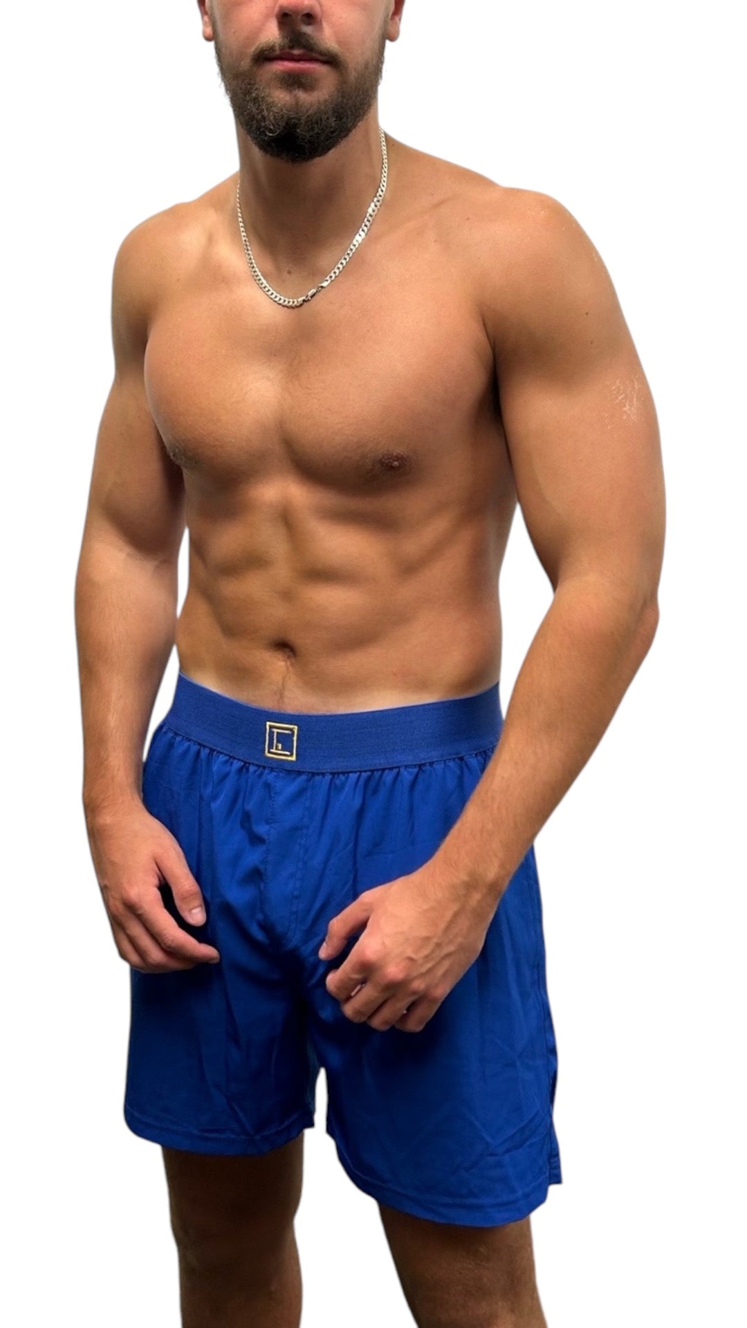 Swim Shorts - Blue/Gold